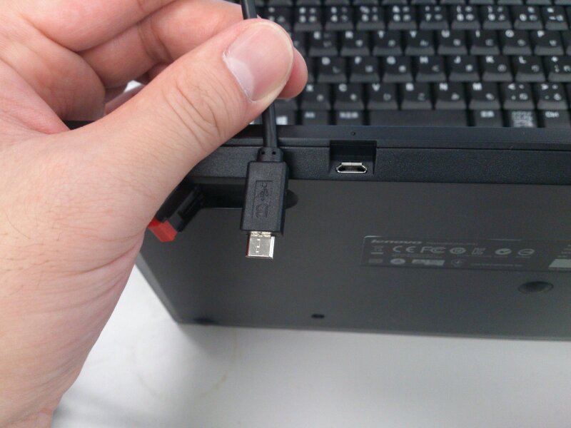 ブラック Lenovo 0B47190 有線の通販 by shop｜ラクマ レノボ ThinkPad キーボード シームレス